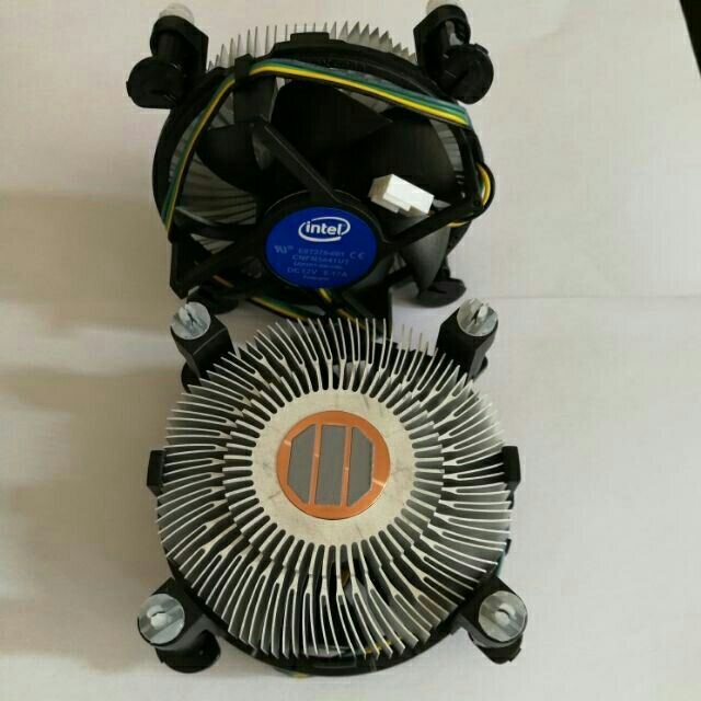 英特爾 二手拆機 Intel Design Intel銅鋁散熱器風扇HSF LGA 1150 CPU風扇拆機
