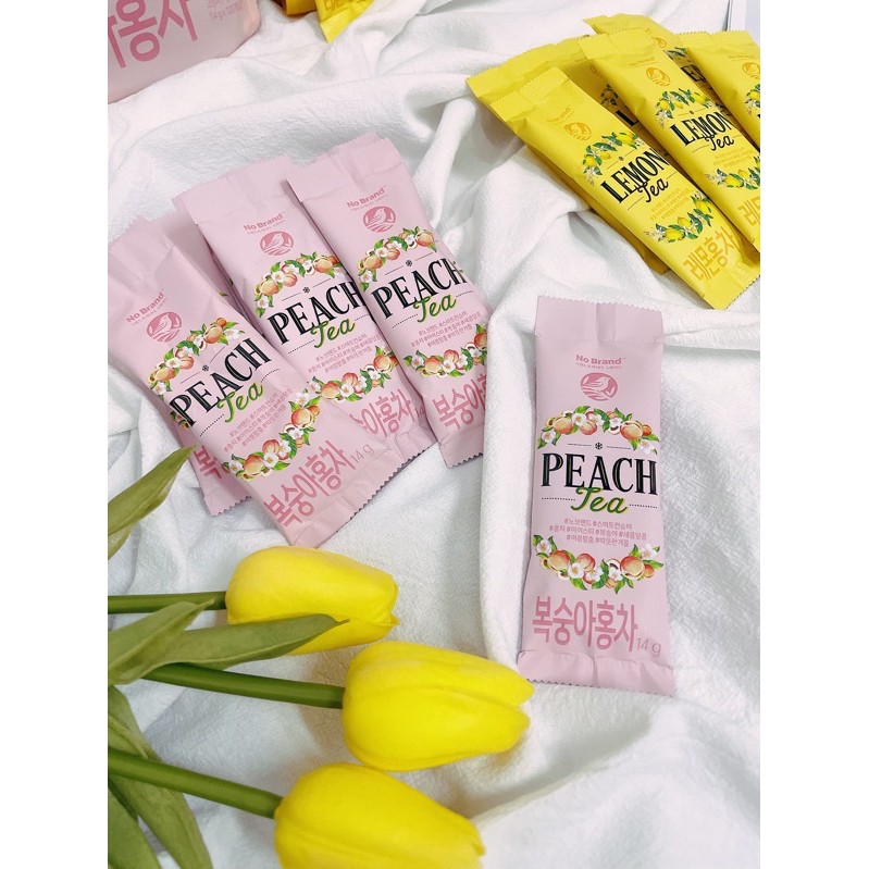 現貨熱賣中下單24小時寄出 韓國no Brand 檸檬紅茶水蜜桃紅茶peach Tea Lemon Tea 蝦皮購物