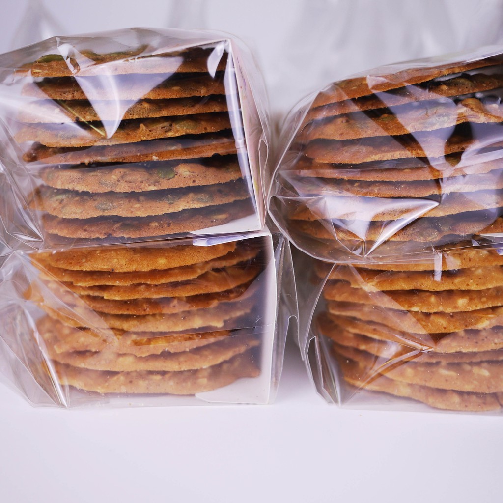 大南瓜子瓦片 大花生杏仁瓦片160g 手工餅乾瓦片小確幸喜餅 袋裝 蝦皮購物