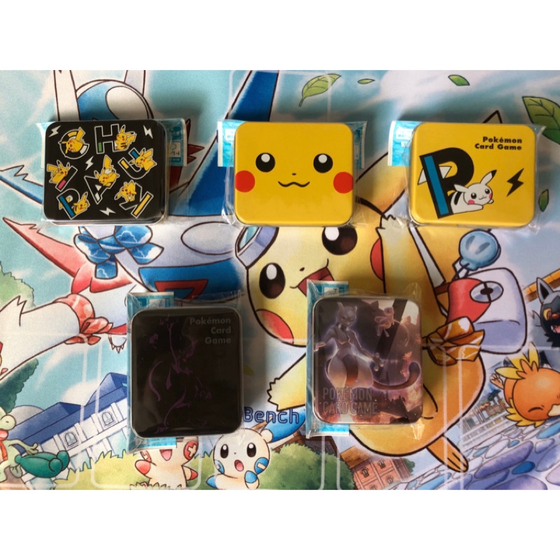 [現貨］PTCG 傷害物指示盒 寶可夢 Pokemon 皮卡丘 超夢 空殼 鐵盒 可裝骰子 傷害指示物 骰子盒