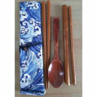🔥【百福】🔥 漆器 🍴【個人環保天然實木製餐具組(A)】🥢【臺灣製造】✅