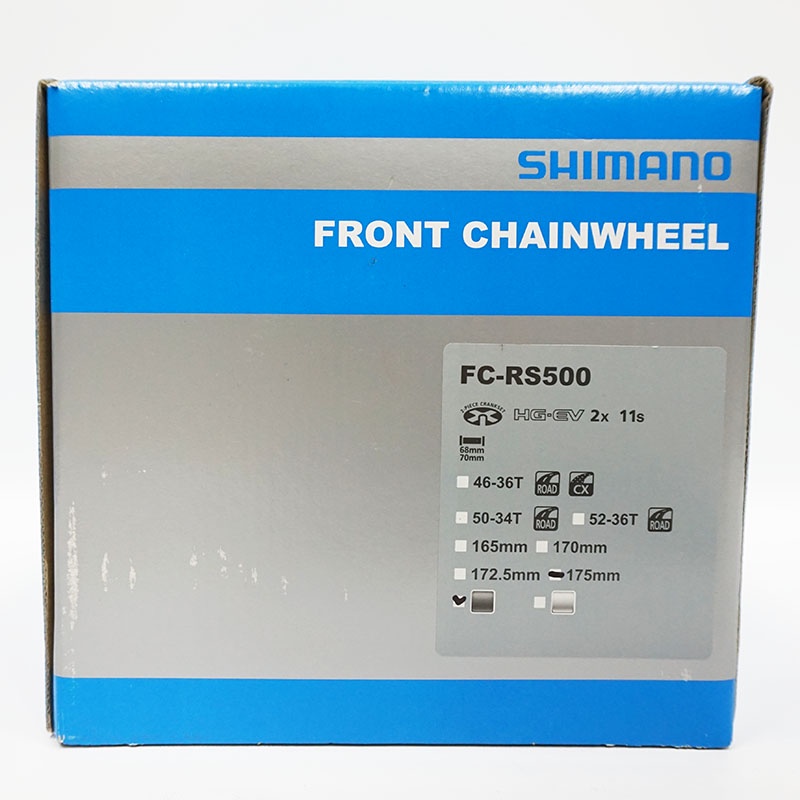 SHIMANO 公路車前齒盤 2x11 速 FC-RS500 吉興單車