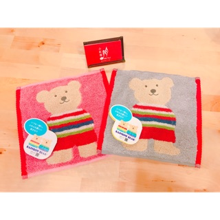 日本🇯🇵日本製 彩虹熊隨身小毛巾