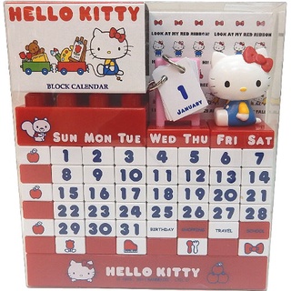 【波克貓哈日網】造型積木月曆◇Hello kitty 凱蒂貓◇《日本製》