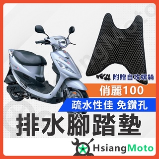 【翔好機車】俏麗 100 腳踏墊 俏麗 腳踏墊 CHERRY 踏墊 機車腳踏墊 排水腳踏墊 光陽 俏麗100