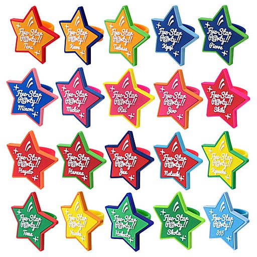 偶像大師SideM 五星趴 THE IDOLM＠STER SideM Five-St＠r Party!!  塑膠戒指