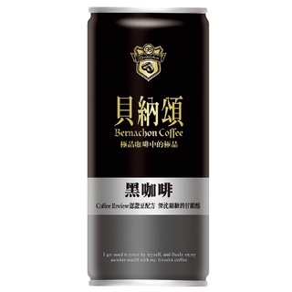 貝納頌 黑咖啡 210ml x 6【家樂福】