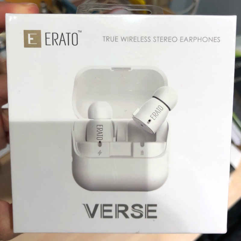 [原廠全新出清] ERATO Verse真無線立體聲藍牙耳機- 黑/白