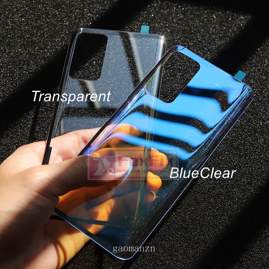 XIAOMI MI 透明透明玻璃後蓋適用於小米 Mi 10T Pro 電池蓋後蓋玻璃面板後殼門殼更換
