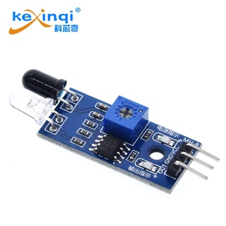 Arduino Diy智慧汽車機器人反射光電3pin IR紅外避障傳感器模組的智慧電子新