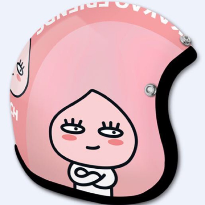 全家限量限定聯名韓國kakao Friends Apeach 成人安全帽 蝦皮購物