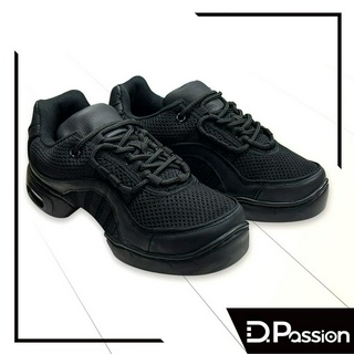 【D.Passion美佳莉】男女排舞鞋 R686 黑牛皮 暢銷款
