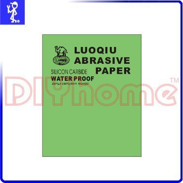 [DIYhome] LUOQIU駱駝牌耐水砂紙 1200#1500#高品質 模型.金屬.塑膠研磨拋光 K802