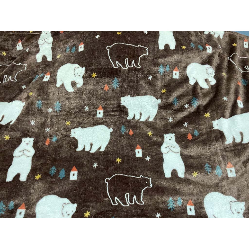 🟡しまむら/代購寄🛒🟡絨毛北極熊毛毯 單人尺寸 #暖纖毛毯 #珊瑚絨毛毯 #思夢樂#日本企画 #毛毯 #交換禮物