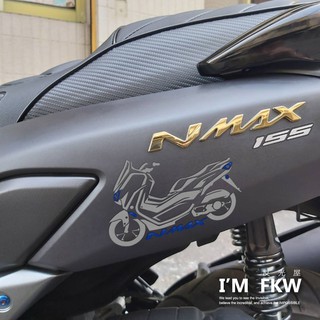 反光屋FKW NMAX NMAX155 YAMAHA 山葉 機車車型反光貼紙 黑紅 銀白藍 防水耐曬 反光車貼