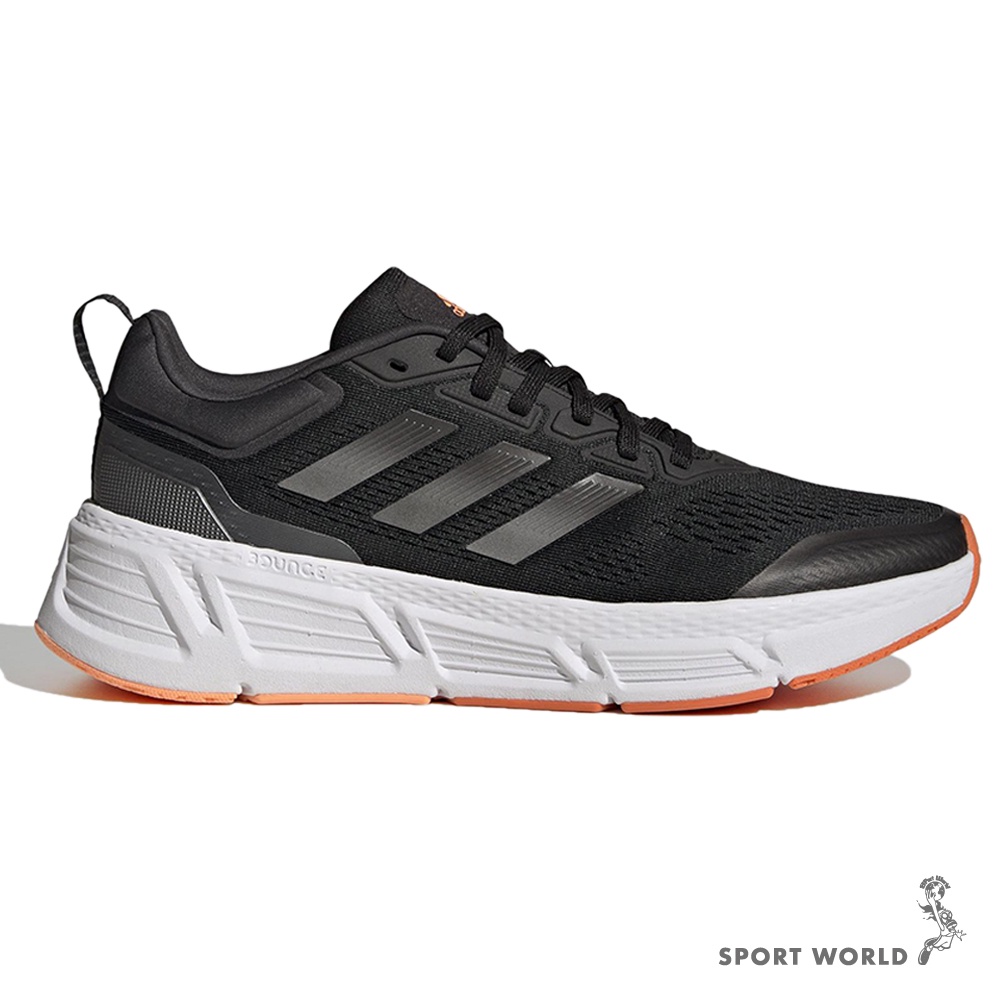 Adidas 男鞋 慢跑鞋 Questar 加厚鞋領 黑【運動世界】GY2265