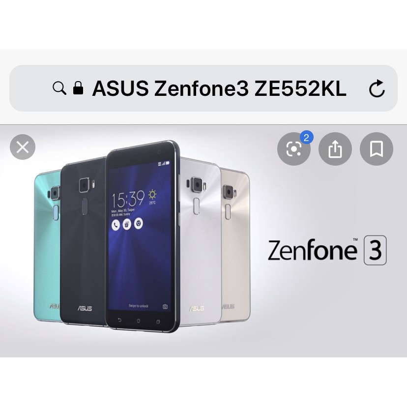 ASUS  Zenfone3 ZE552KL Z012DA Z012D   9H鋼化玻璃貼 保護套 華碩【愛德】