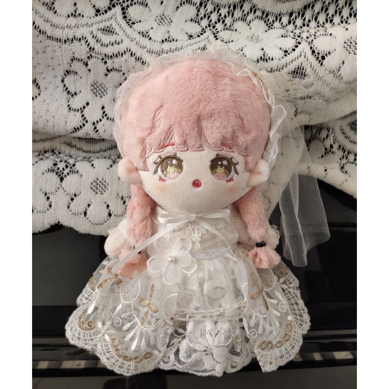 預購已截止未聞花名但聽花語cm娃衣棉花娃娃棉花娃無屬性娃衣婚紗娃衣 蝦皮購物