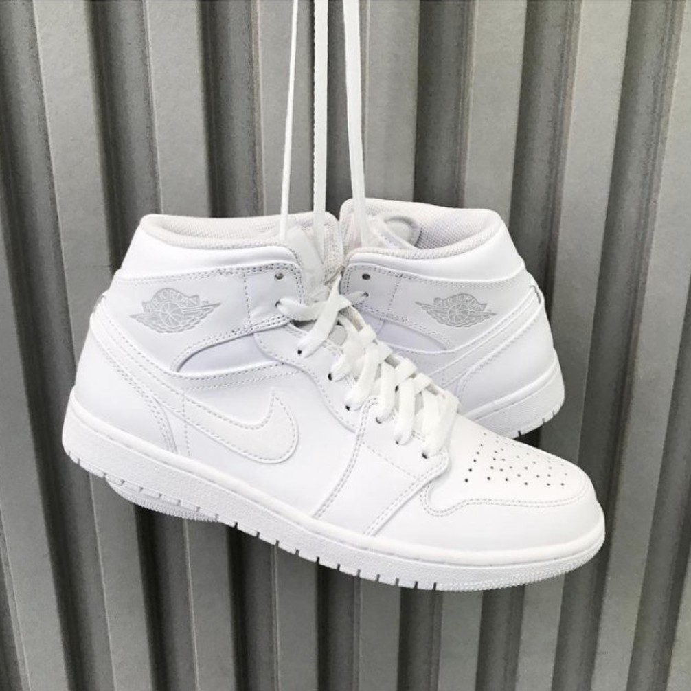 jordan mid white