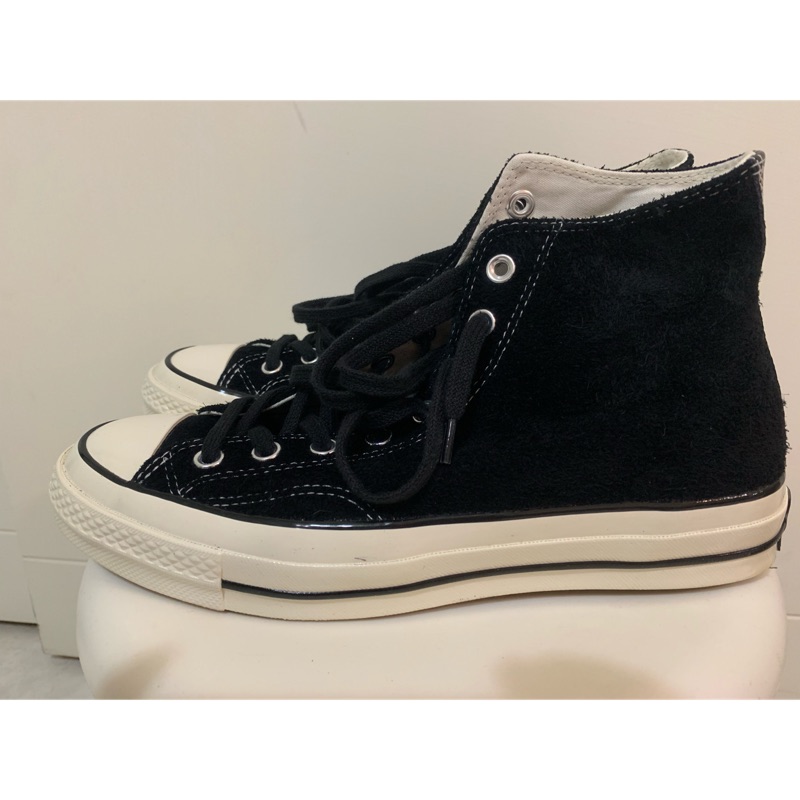 Converse1970 高筒黑色長麂皮 US8 26.5cm 著用一次無盒(sold)