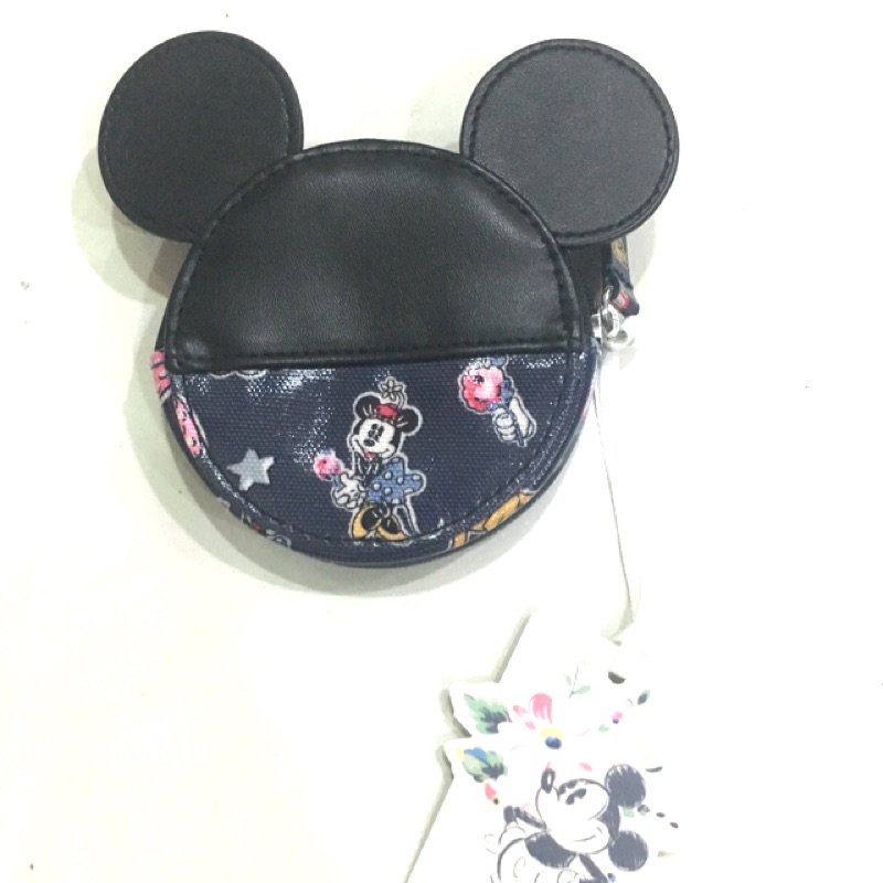 限量全新💙絕版💙👛迪士尼聯名cath kidston米奇頭零錢包 Disney Micky