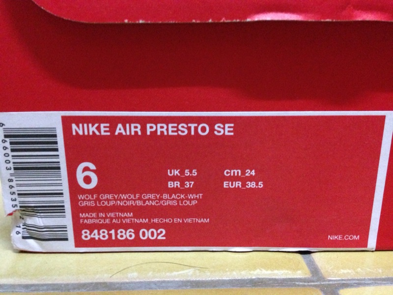 Nike Air Presto SE灰魚骨鞋| 蝦皮購物