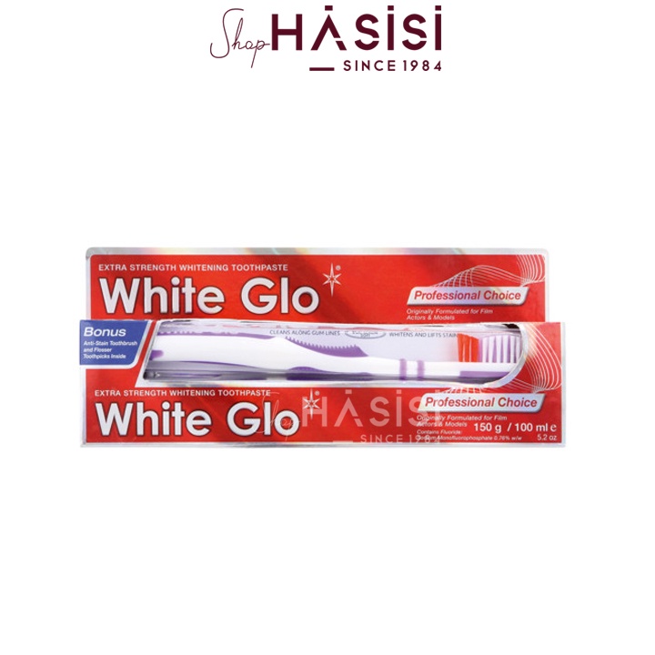 White GLO 牙膏 - 專業選擇 100ml(紅色)