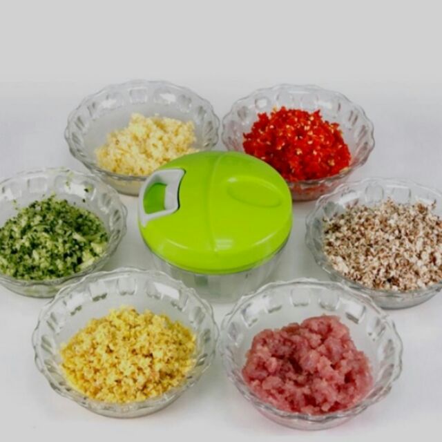 厨房多功能手動拉繩切菜器  不鏽鋼304碎菜器蔬菜料理  拉蒜器 顏色  款式隨機