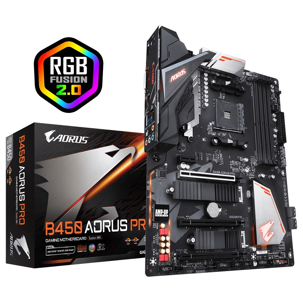 【台南個人自售】技嘉 B450 AORUS PRO 全新原廠備品 原廠保固 現貨供應