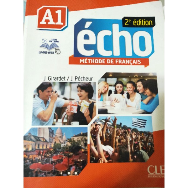 法文書 Echo (A1) - Livre De L'eleve+Dvd-rom+Livre-web 課本+DVD