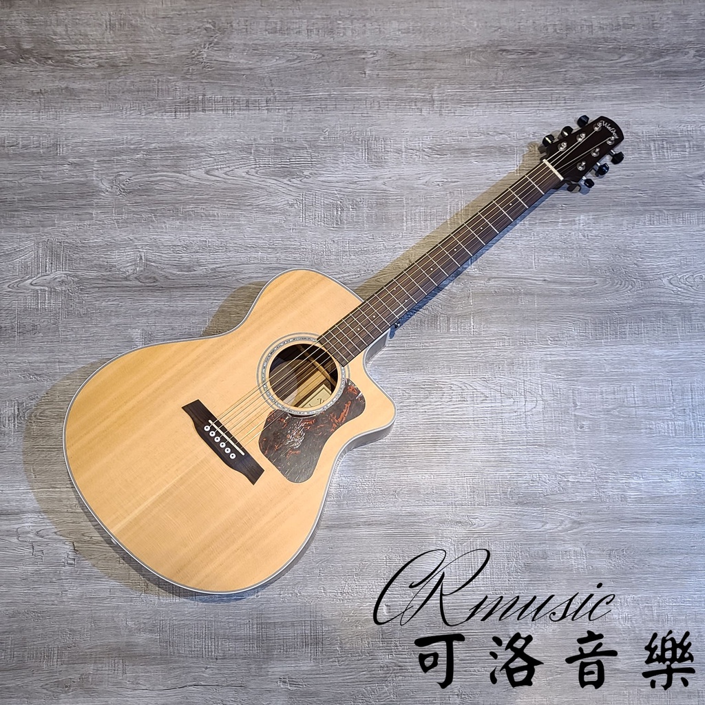 【可洛音樂】Walden G800C 民謠吉他 木吉他 全單板