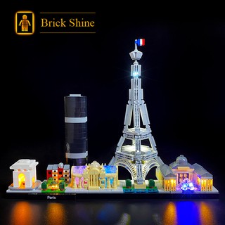 現貨【BRICK SHINE】【燈組】無主體 適用 樂高 LEGO 21044 巴黎 全新未拆 BS燈組