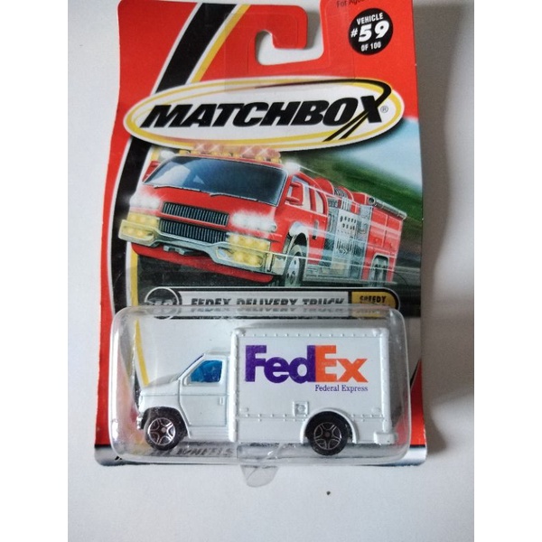 Matchbox FedEx Federal Express 聯邦快遞卡車模型
