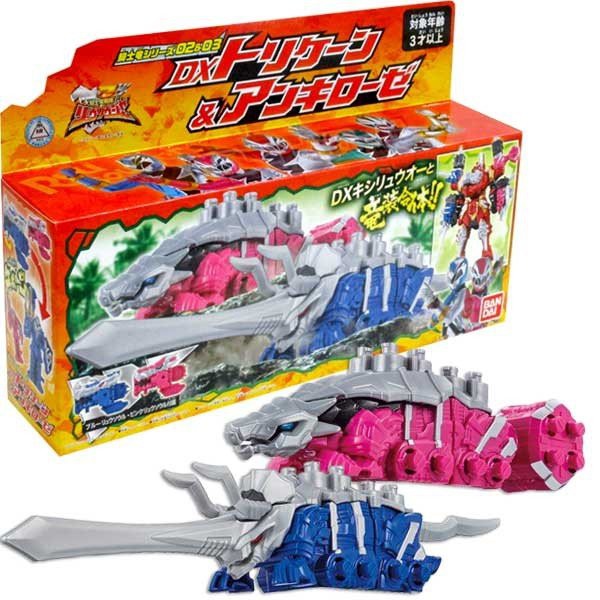 (卡司 正版現貨)代理版 BANDAI 騎士龍戰隊 02.03 DX 戰錘龍 三角龍