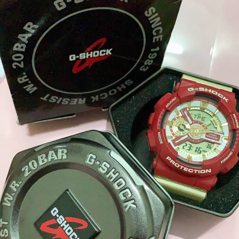 G-Shock驚嚇客手錶-鋼鐵人