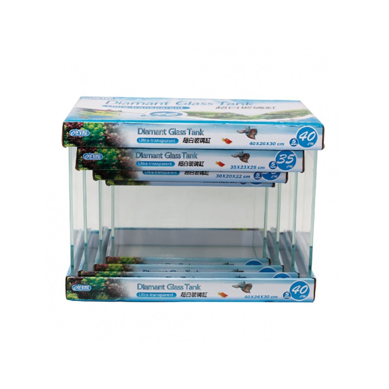 蝦兵蟹將 台灣ista 伊士達 超白玻璃魚缸 26 30 35 40cm 一組 開放直角缸水族魚缸透明玻璃超透 蝦皮購物