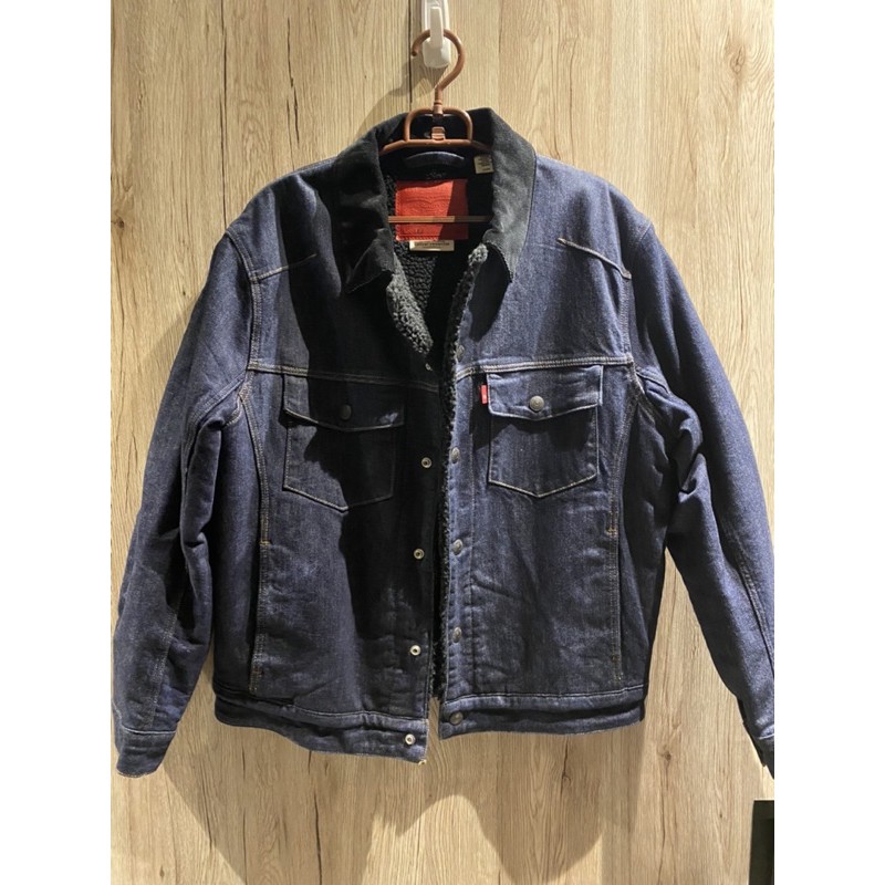 Levis LEJ 牛仔外套 燈芯絨領 內裡羔毛