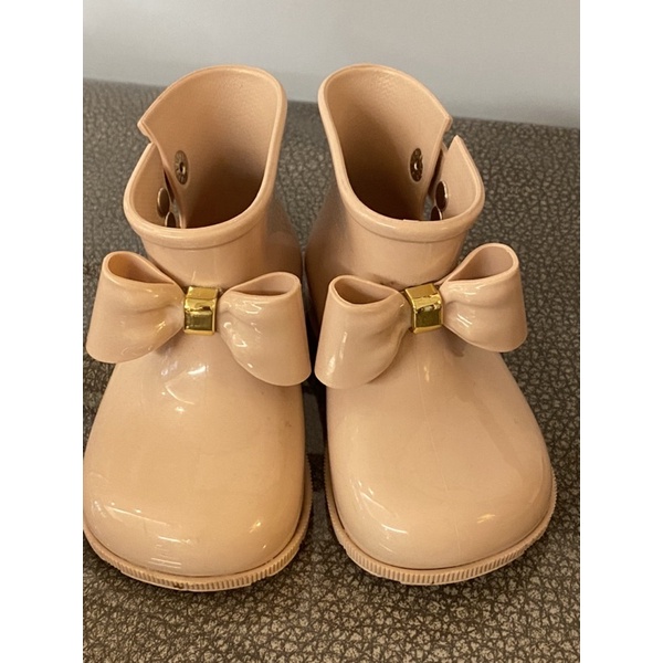 嬰幼兒女童mini Melissa 雨鞋膠鞋9號腳長15cm