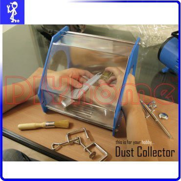 Diyhome 研磨集塵箱銀飾diy 模型hobby用研磨防塵工作箱j900800 蝦皮購物