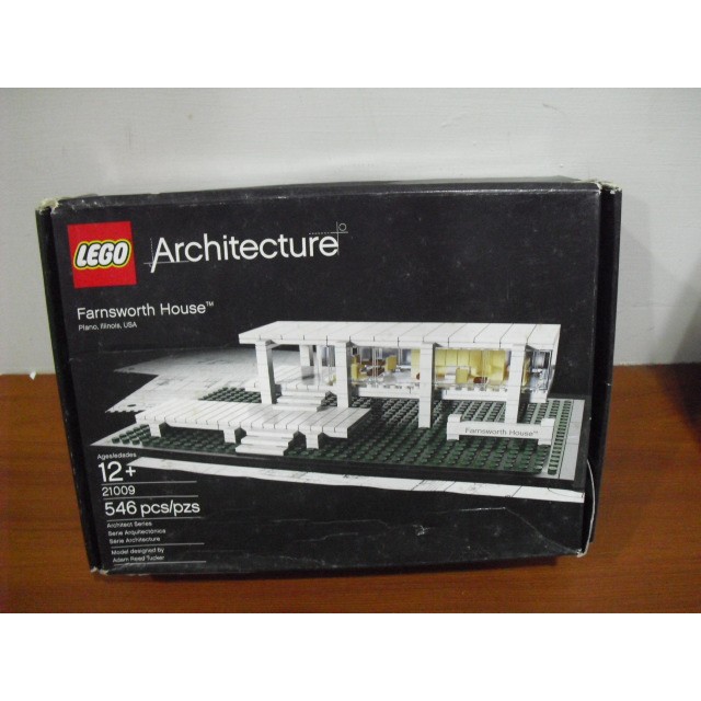 LEGO 樂高 21009 建築系列 范斯沃斯住宅, 盒傷品