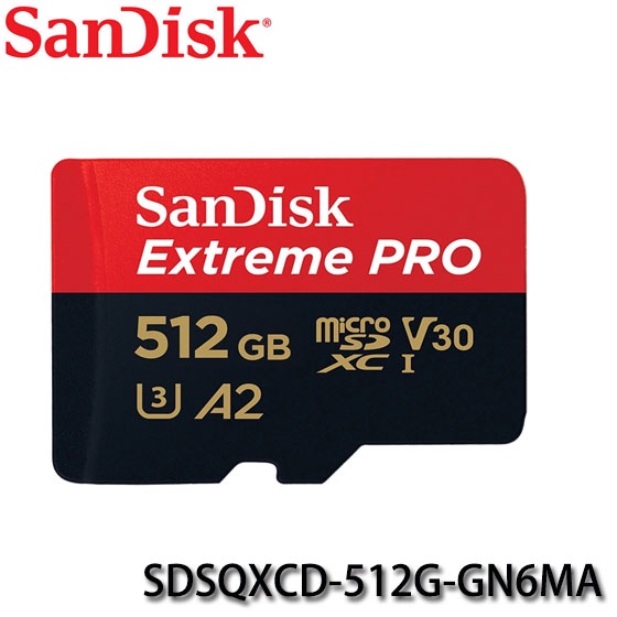 【3CTOWN】含稅公司貨 SanDisk 512GB 200MB/s Extreme Pro Micro SD 記憶卡