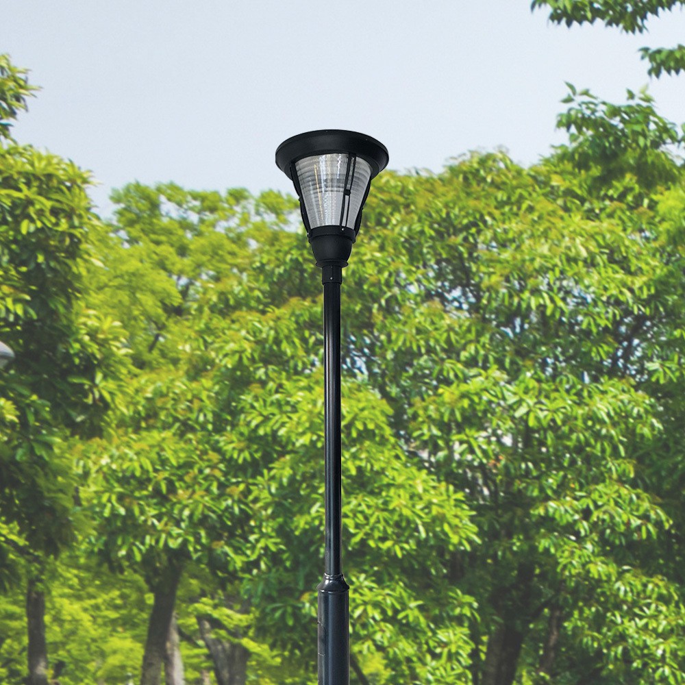 【太陽能百貨】R-06 太陽能LED路燈 錐形大頭燈 庭園燈 戶外防水路燈 景觀燈 庭院燈 台灣製 現貨 保固一年