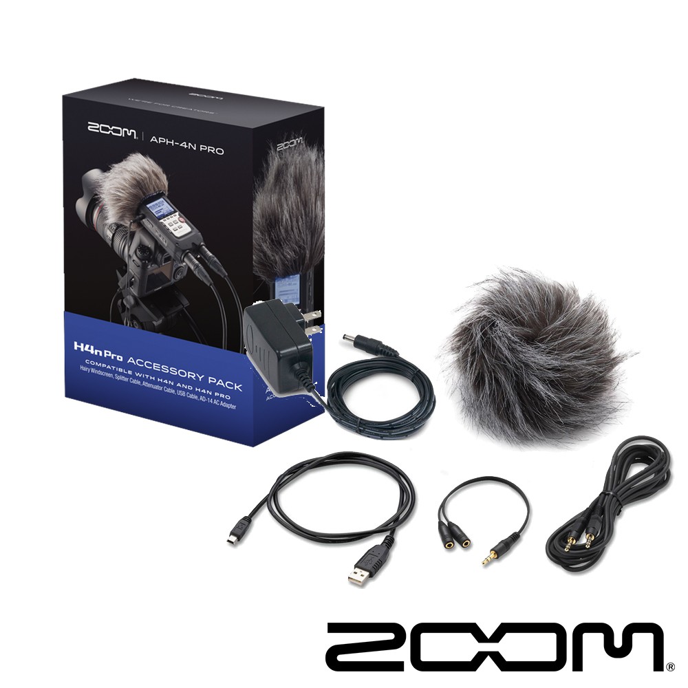 Zoom APH-4N Pro 配件包 公司貨 / ZOOM H4n Pro 專用 公司貨