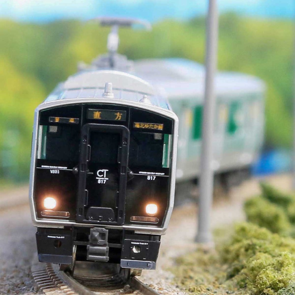 玩具共和國 Gm Jr九州817系0番代 福北ゆたか線 V014編成 増結2両編成セット 動力無し 蝦皮購物