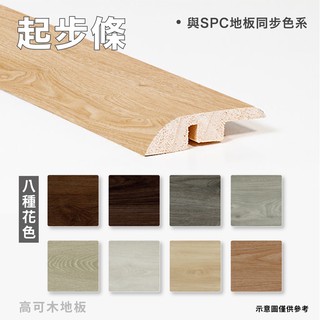 高可利斯【起步條/區隔條】寬版&魚骨 防水SPC極厚DIY卡扣地板/6.5mm/寬版/石晶地板/免膠/無毒/靜音