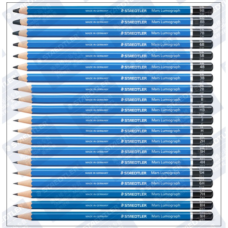 富福里 德國施德樓staedtler 頂級藍桿繪圖鉛筆ms100 製圖鉛筆鉛筆 蝦皮購物