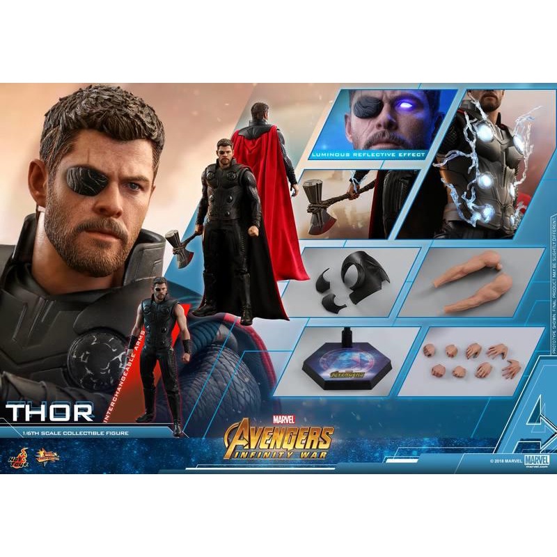 Hot Toys MMS474 復仇者聯盟3 雷神索爾 Avengers Thor ( 送小廠斧 )
