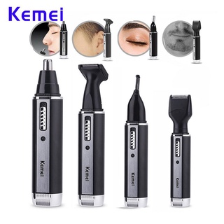 Kemei科美官方旗艦店正品4合1男士電動鼻毛修剪器充電式鬍鬚修剪器頭髮眉毛鼻毛臉部毛髮修剪器男用多功能KM-6630