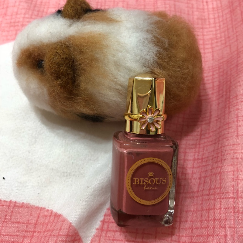 Bisous指甲油乾燥玫瑰色