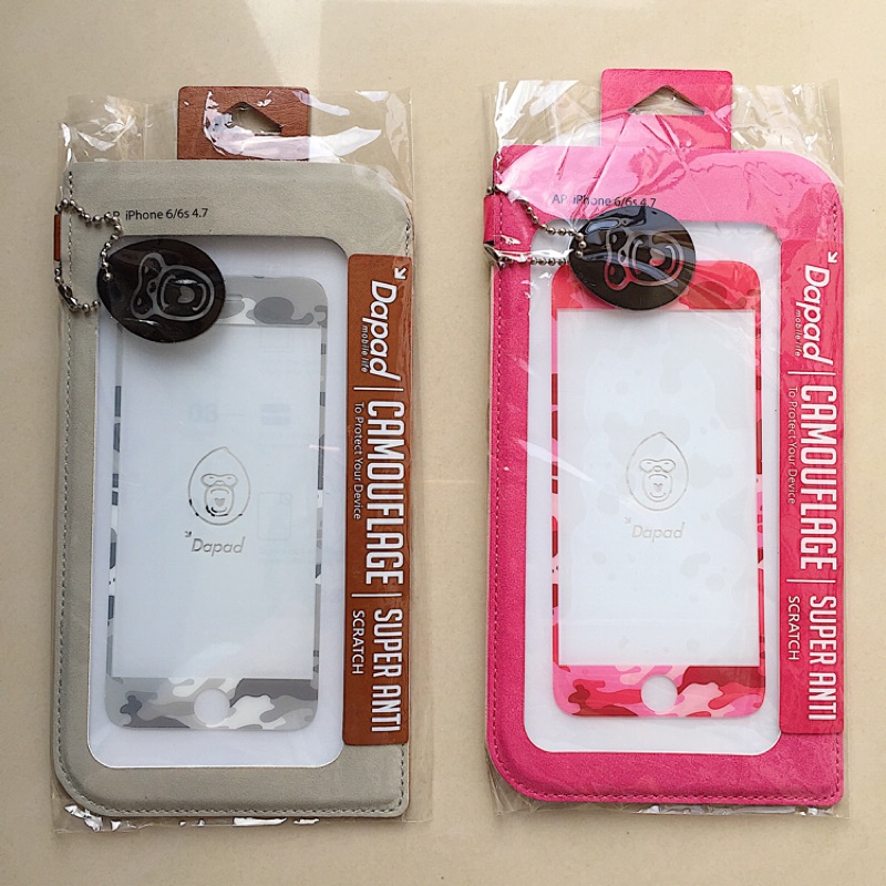Dapad迷彩系列 滿版鋼化玻璃保護貼 iPhone/6/6S 4.7